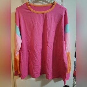 Colorful Women's Long Sleeve Top